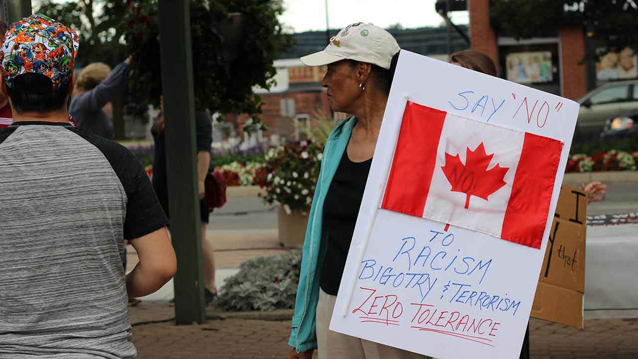 The vigil and rally represented a cross section of our city