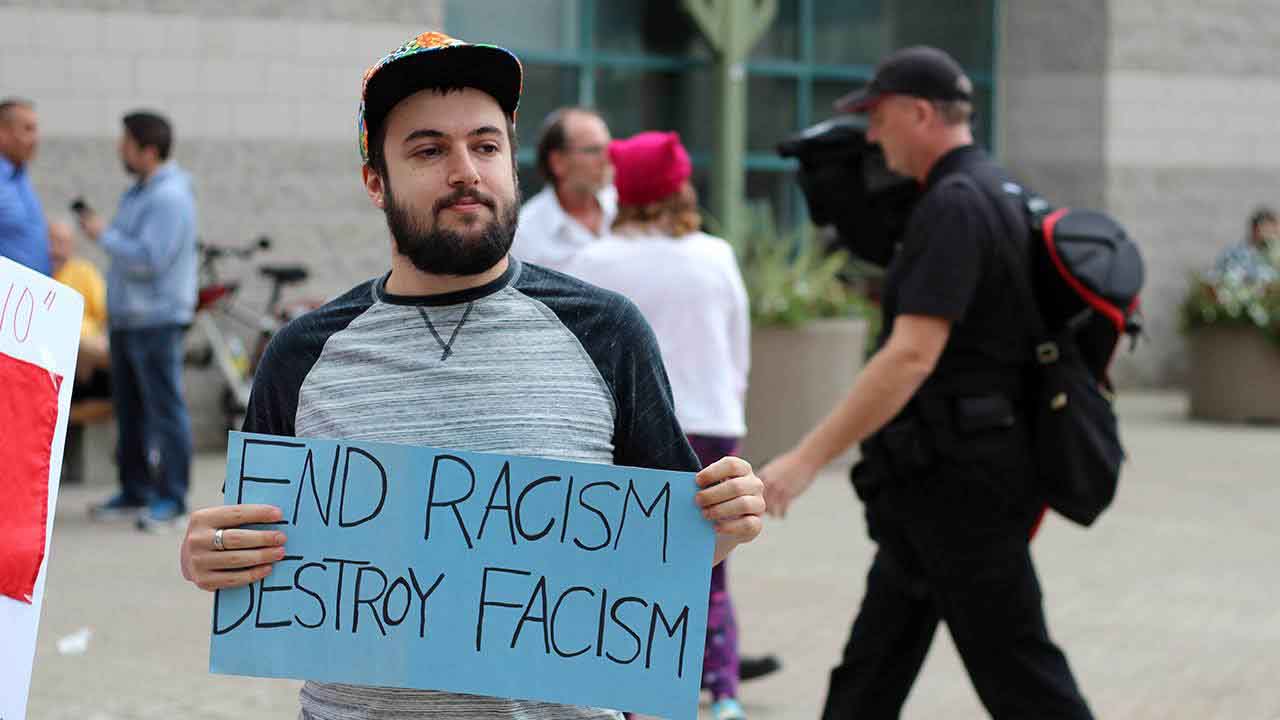 Simple signs and messages spoke a bigger message