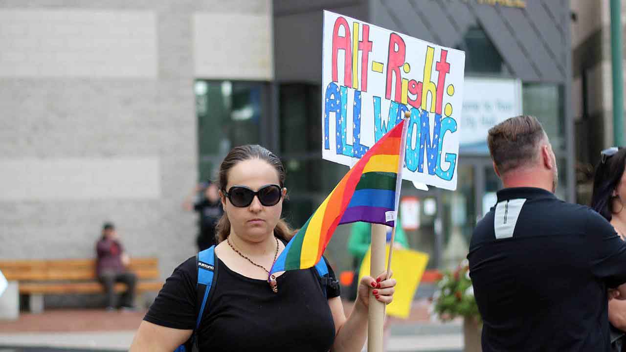 Members and allies of Pride were well represented