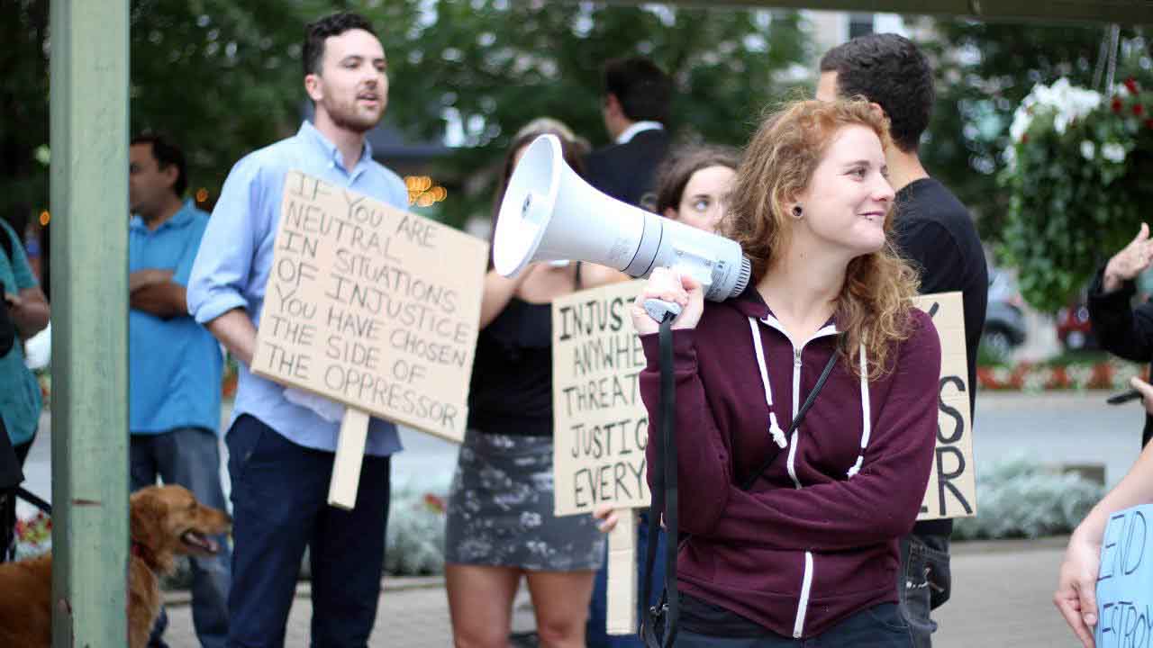 The event was arranged by concerned residents, not the city