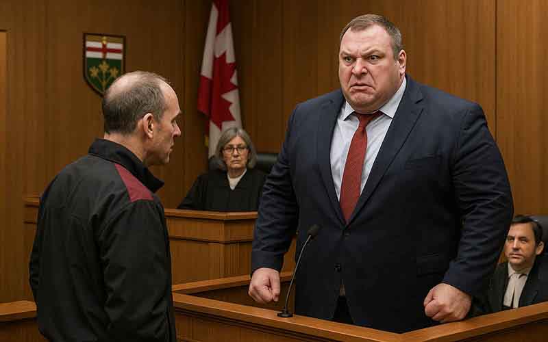 The journalist demanded a trial, and to summons Mayor Alex Nuttall.