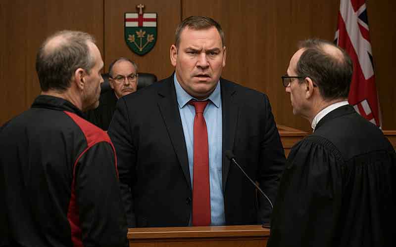 Why did questioning by a self-represented litigant cause him such fear?