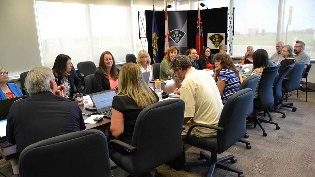 Collaborate Nottawasaga is comprised of between 15 and 20 active agencies.