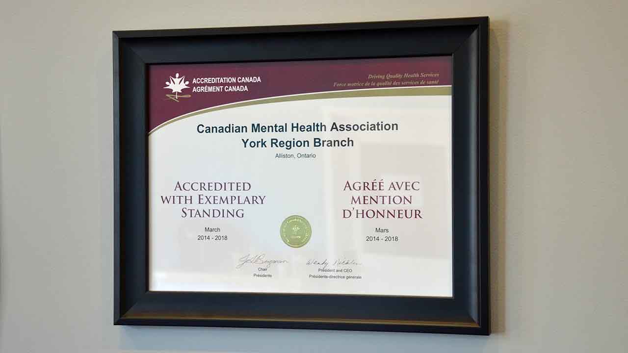 Agency accreditation is vital when dealing with something as fragile as and potentially as volatile as mental health.