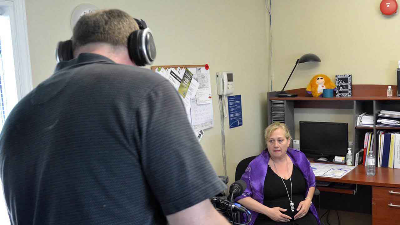 As with the other locations, here we recorded a conversation with Colette Gallant.