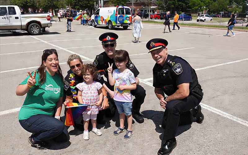 We don't always agree, but our community includes the police.