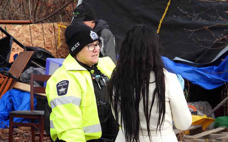 Police worked with city agency staff, but none of them had any solutions.