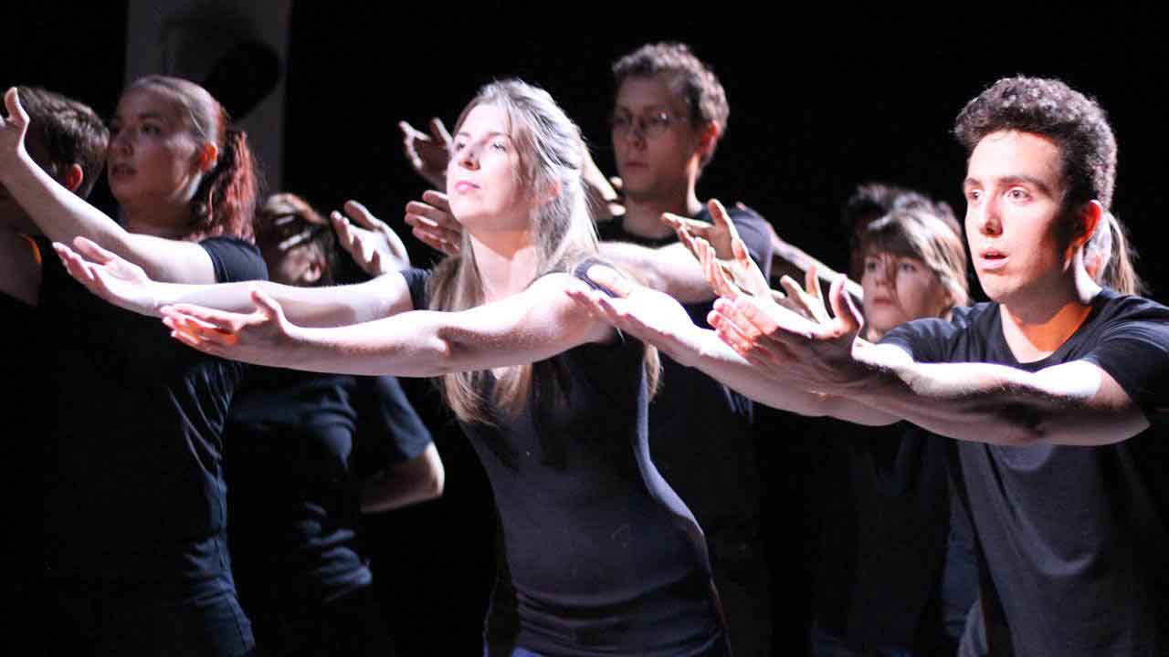 Each performer had to play a multitude of roles