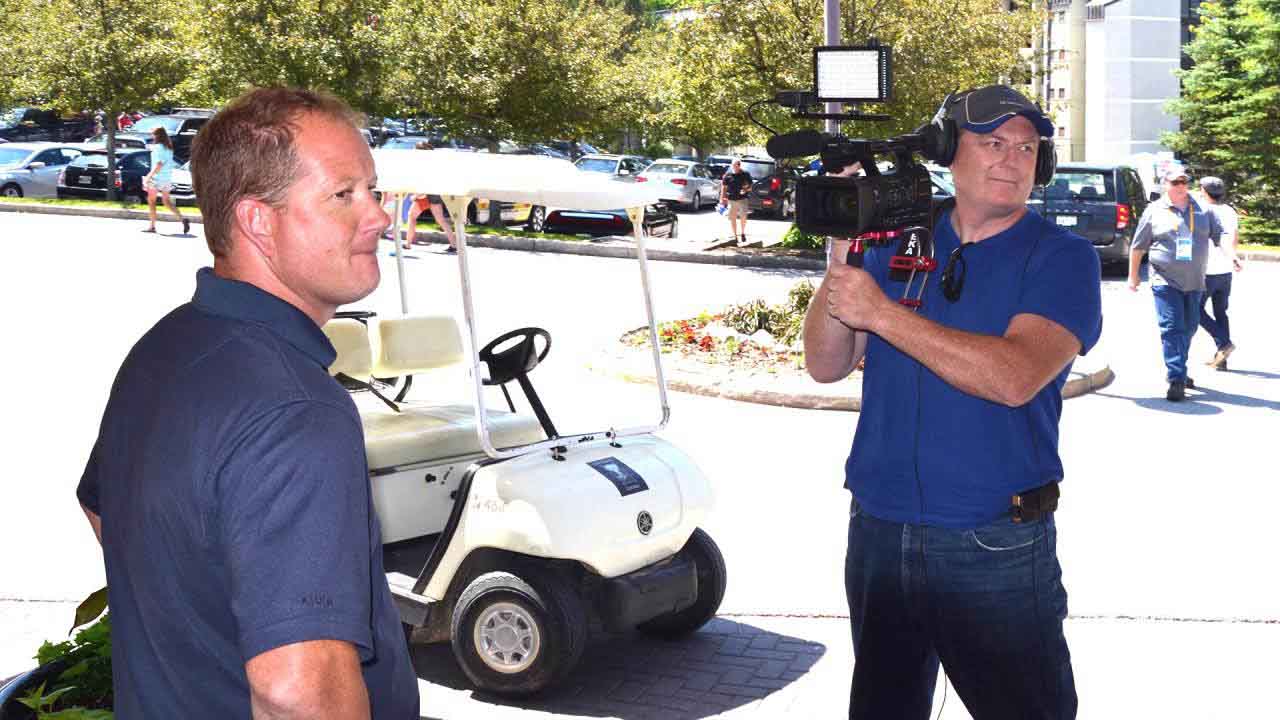 Our promo video in 2015 involved recording big corporate sponsors