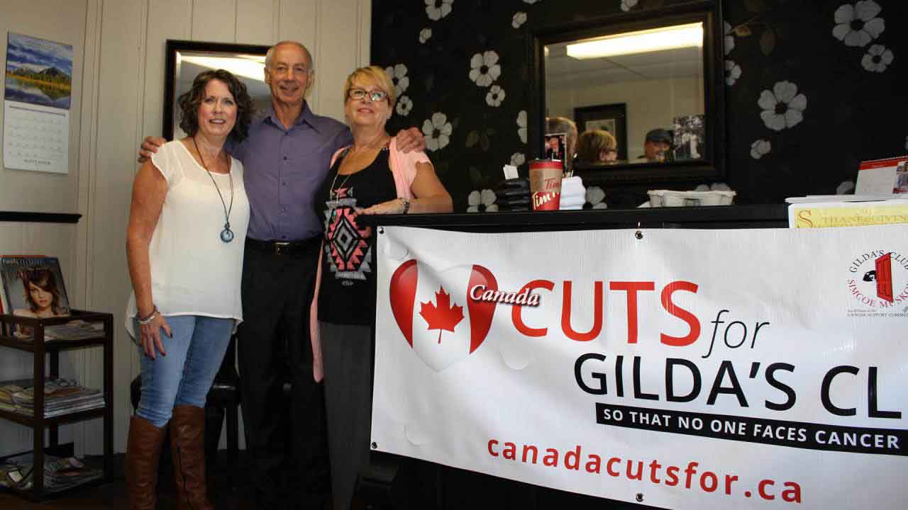 Neil knows hairdressers from Toronto to here in Midland