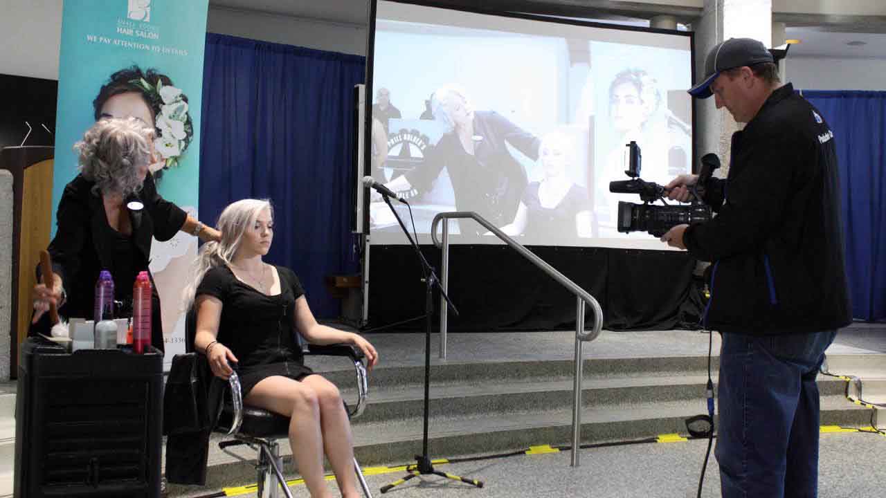 Not only did we record events, we provided live feeds for demonstrations