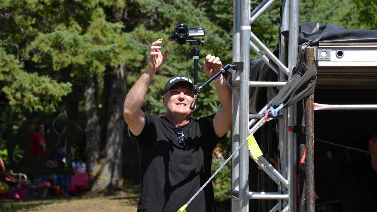 We shot the show with a multi-camera setup as the end product would be a DVD for sale