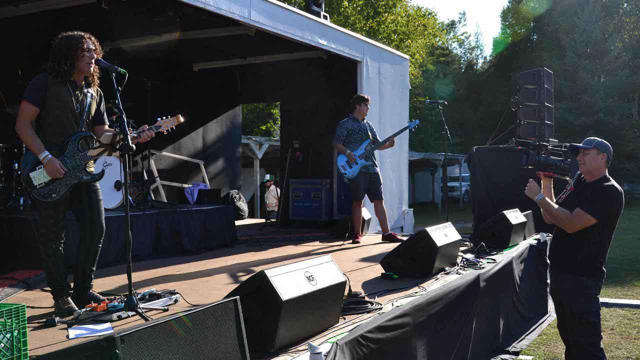 Bands ranged from up and coming to established and well-known