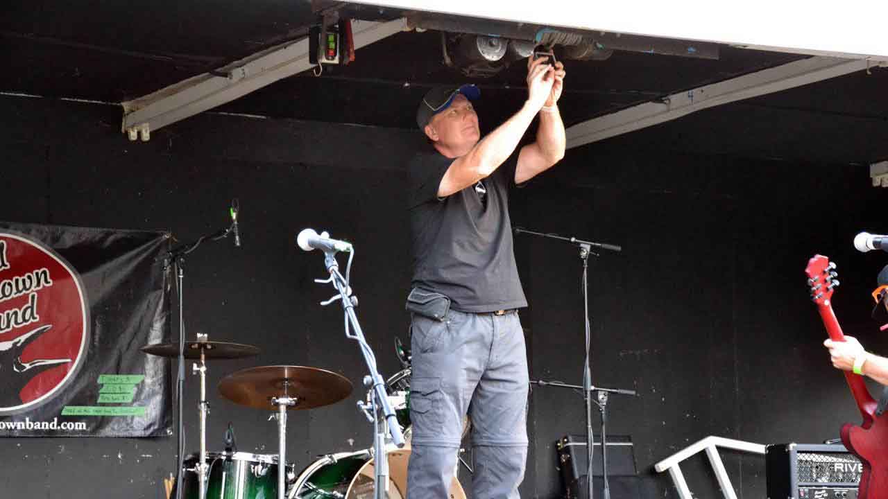 We pulled out all the stops, including a drummer camera that had to be small