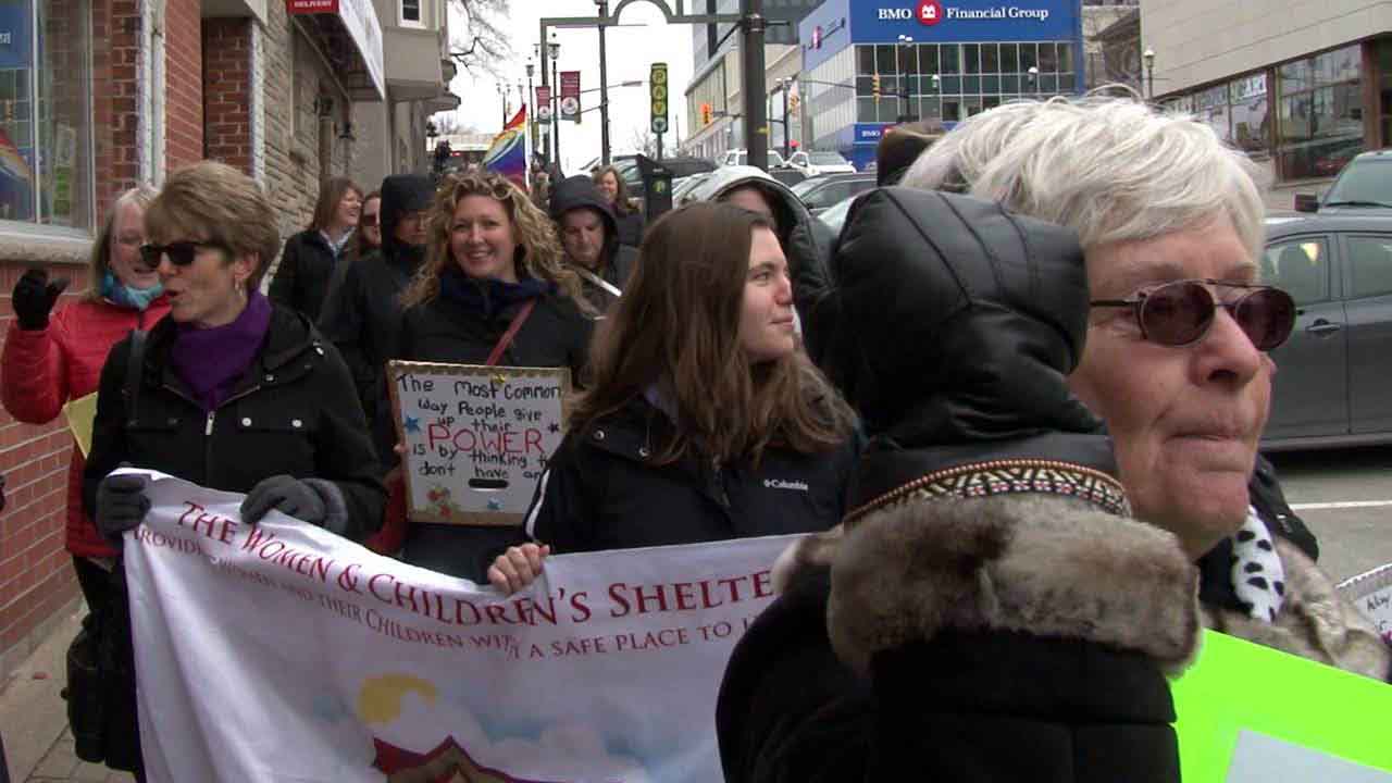 Women and girls ranged in age from three to 93 but the unity was strong