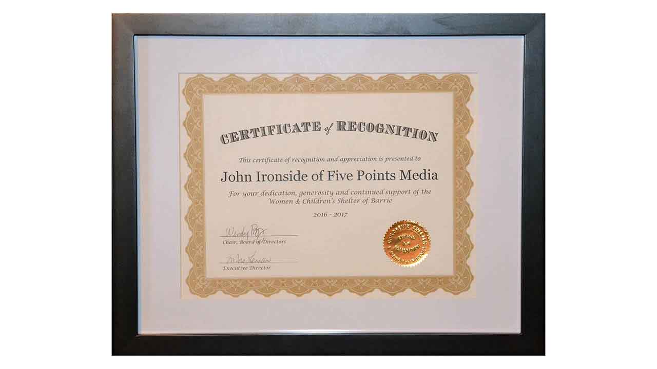 Resulting in various awards and certificates of appreciation.