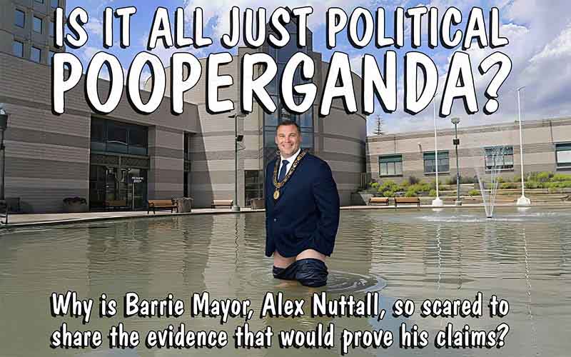 City Hall refused to validate that a homeless man pooped in the pond.