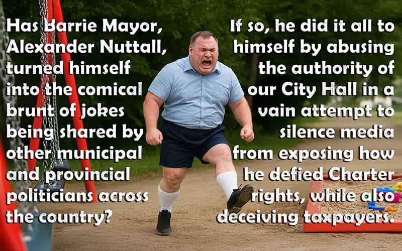 Our reports turned Alex Nuttall into the laughing stock of Ontario mayors.