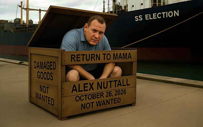 Multiple reports say Alex Nuttall is broken from childhood trauma.