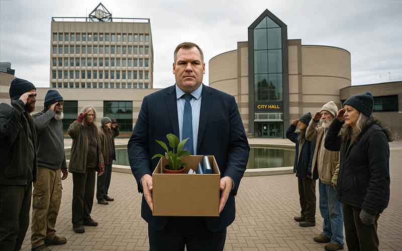 A survey suggests 88% of Barrie voters want Alex Nuttall fired.