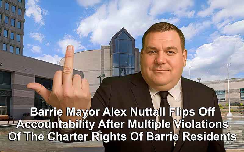 Alex Nuttall flipped off all taxpayers and voters by evading accountability.