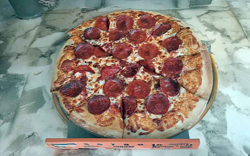 Friday nights was pizza night as often as possible.