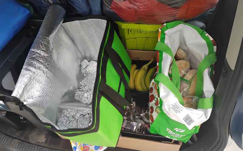 Healthy options like fruit were always part of the provisions.