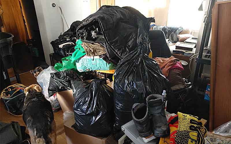 At one point, we could not keep up with incoming donations.