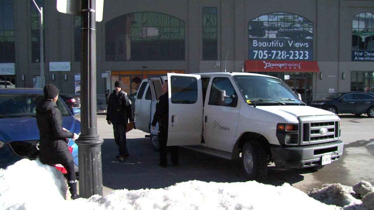 She will be waiting for the county jail release transfer van from Penetanguishene