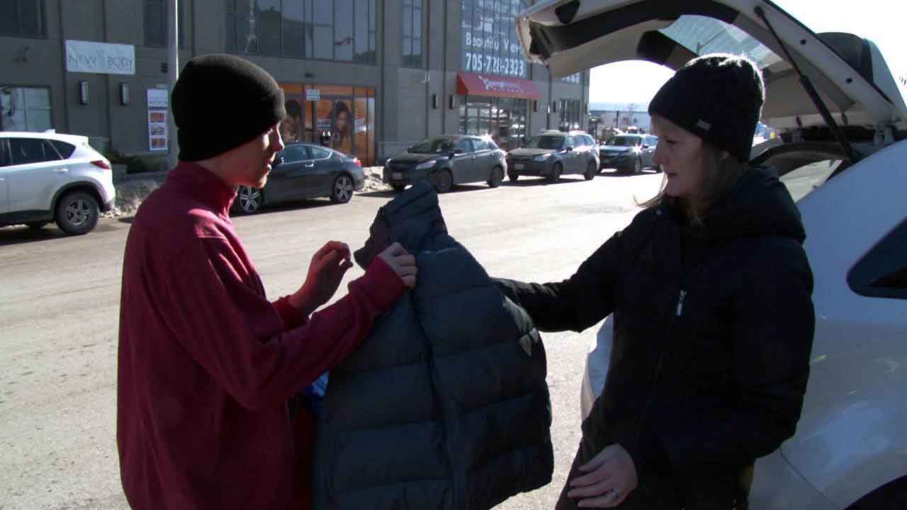 This young man had nowhere to go and nobody to call, so he was thankful for the help