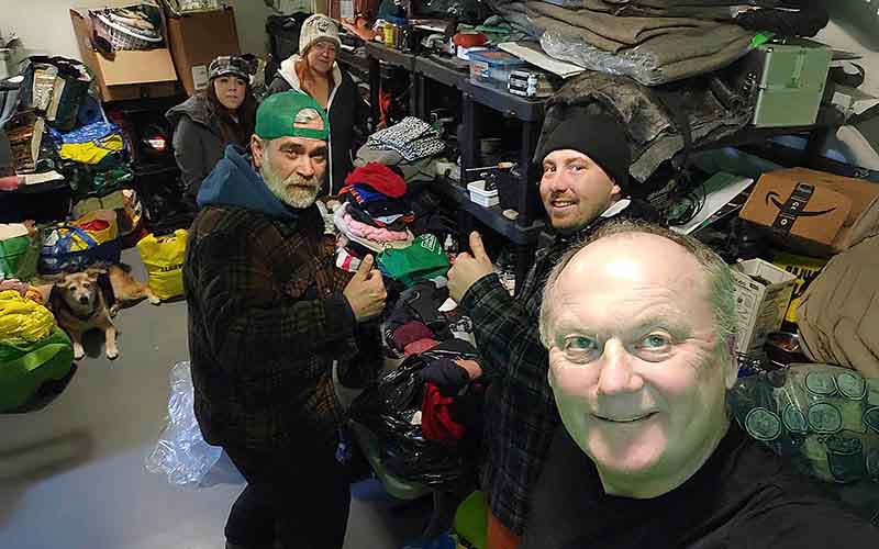 . . . a creative space, for organizing donations, and emergency shelter.