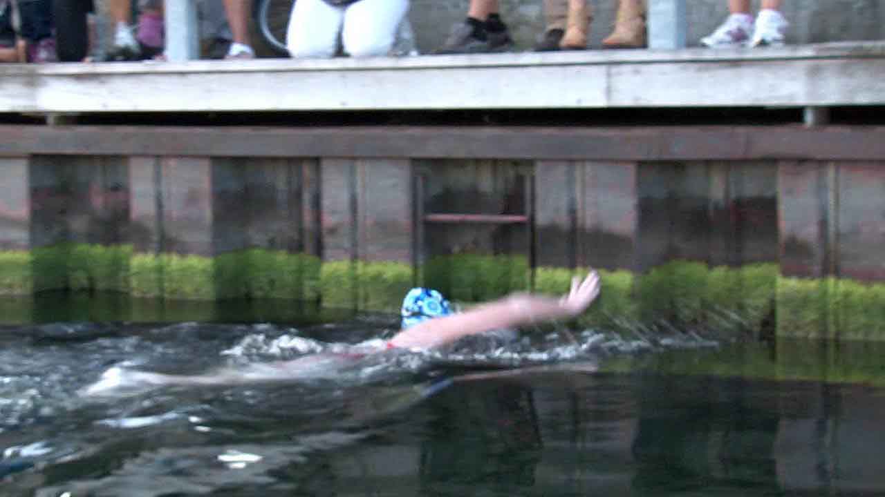 This was the moment we had all waited a day and a half to see - victory for Ashleigh