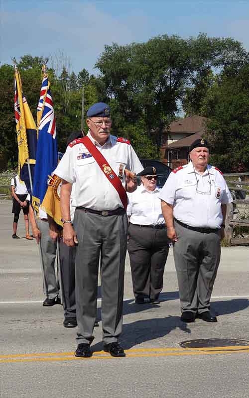 Many continue their association through the Royal Canadian Legion.