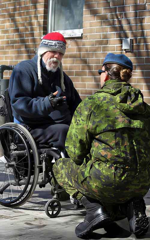 Our veterans deserve housing, food security, and respect.