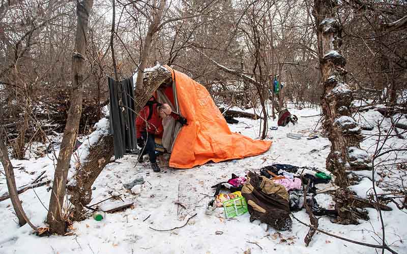Homelessness does not choose its victims, but randomly falls on them.