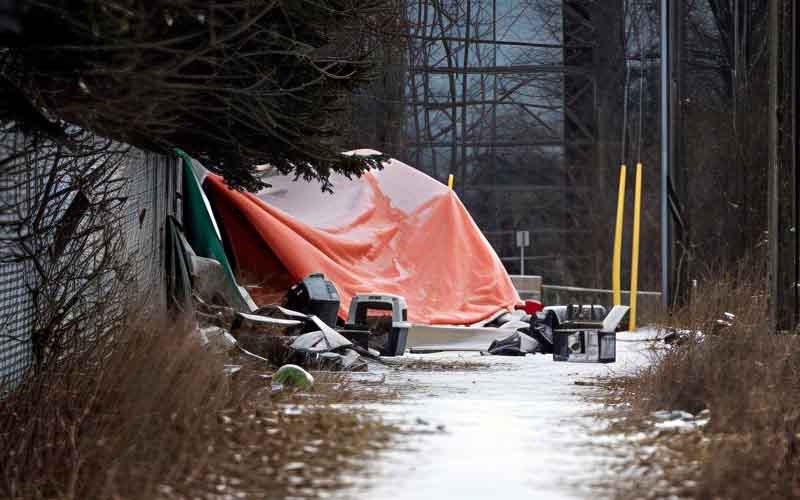 Encampments are all too often forced away from essential services.