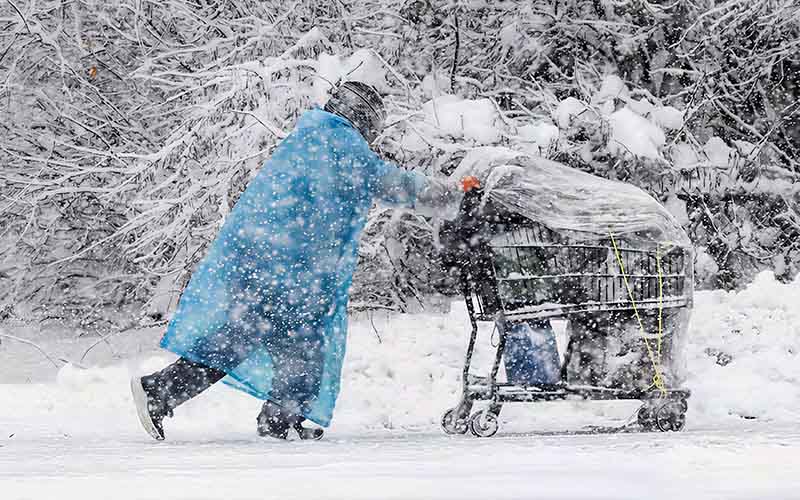 This is hardly dashing through the snow in a one-horse open sleigh.