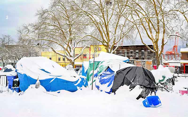 We complain when we must dig out our driveway, not our living space.