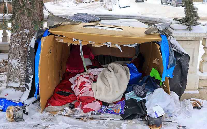 No person should ever be reduced to living in a box.
