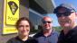 Tiffany Scott, Production Assistant, Tom Chapman, Patching the Past, and Producer John Ironside after a long but fulfilling day.