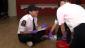 Here, youth are taught to work as units of a team to save lives