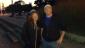 Ashleigh after the swim with our producer John